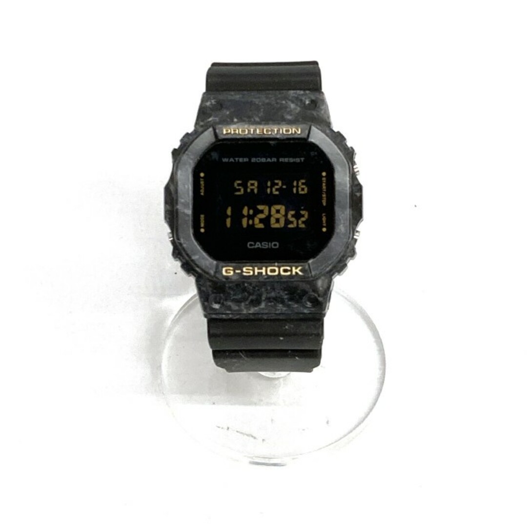 CASIO(カシオ)の★CASIO カシオ G-SHOCK DW-5600WS 腕時計 ブラック マーブル メンズの時計(ラバーベルト)の商品写真