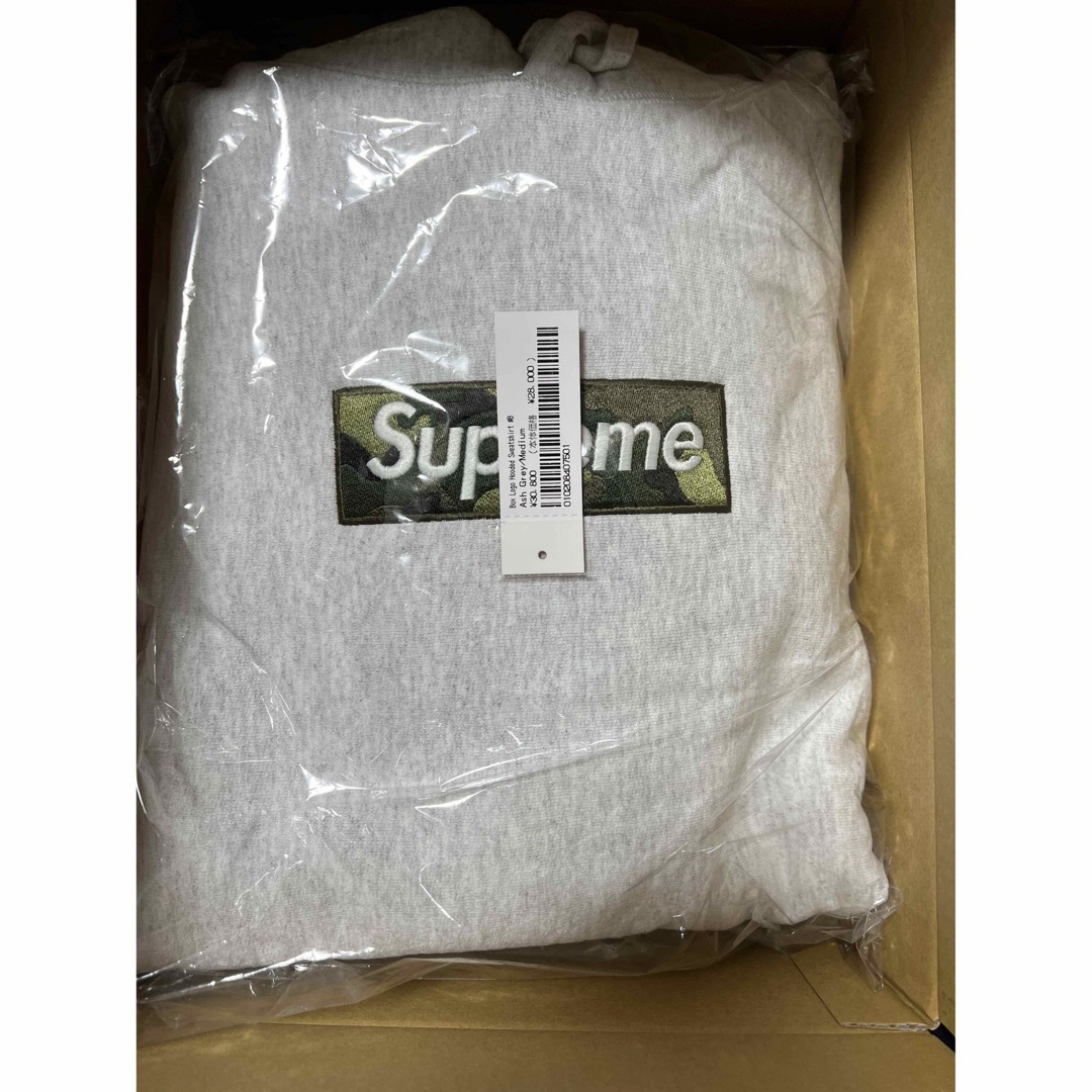 Supreme(シュプリーム)のsupreme box logo hooded  ash grey  Mサイズ メンズのトップス(パーカー)の商品写真