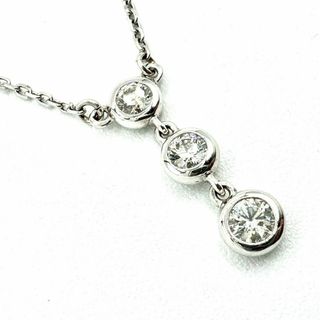 ミキモト(MIKIMOTO)の【0.31ct】ミキモト ダイヤモンド  ネックレス レディース WG 18金(ネックレス)