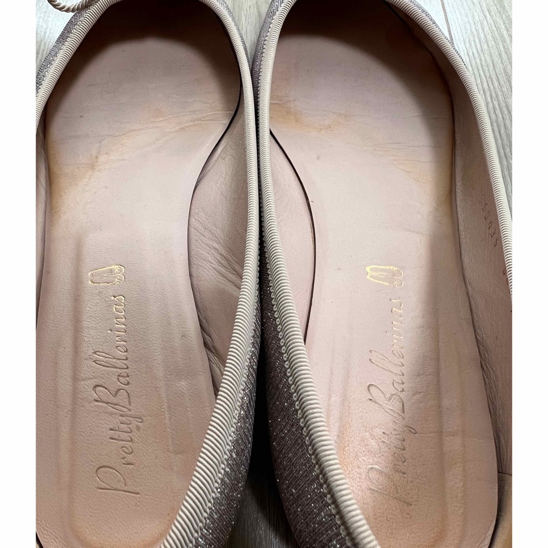 Pretty Ballerinas プリティバレリーナ　パンプス　ラメ レディースの靴/シューズ(バレエシューズ)の商品写真
