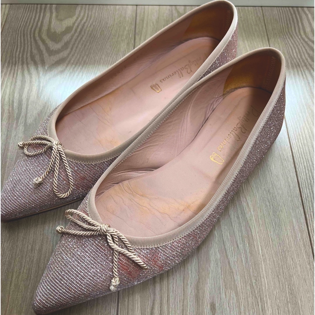Pretty Ballerinas プリティバレリーナ　パンプス　ラメ レディースの靴/シューズ(バレエシューズ)の商品写真
