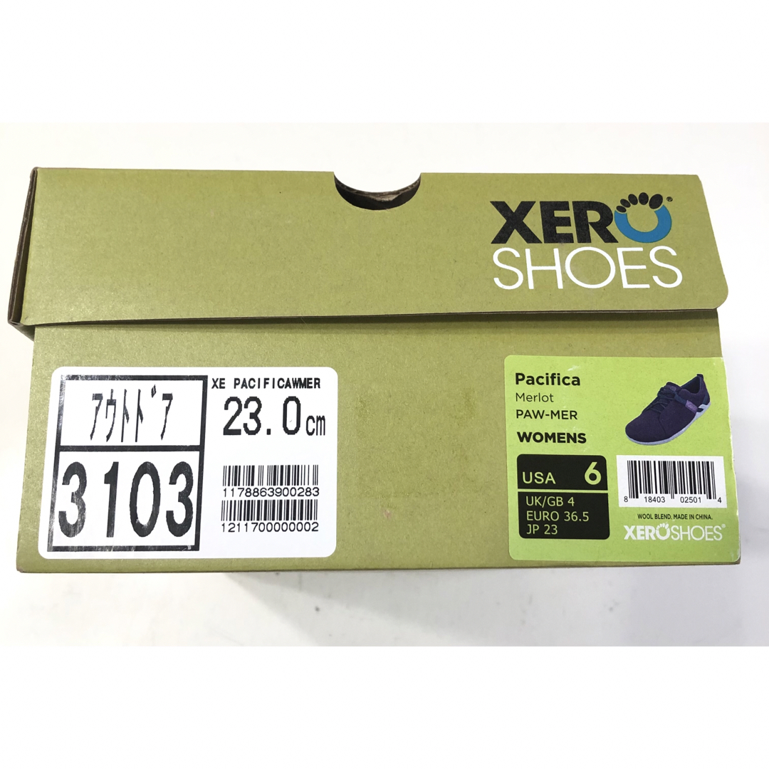 　【新品】ゼロシューズ パシフィカ メルロー 23.0 レディースの靴/シューズ(スニーカー)の商品写真
