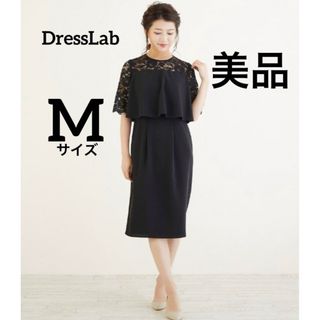 ドレスラボ(DRESS LAB)の最終値下げ！ドレスラボ  胸元フレアドッキングワンピース ドレス 結婚式　卒業式(ミディアムドレス)