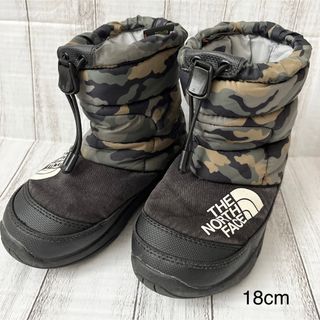 ザノースフェイス(THE NORTH FACE)の★美品　ノースフェイス　カモフラ　ブーツ　18cm  キッズ(ブーツ)