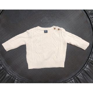 ベビーギャップ(babyGAP)のbabyGap ケーブルニット　80cm(ニット/セーター)