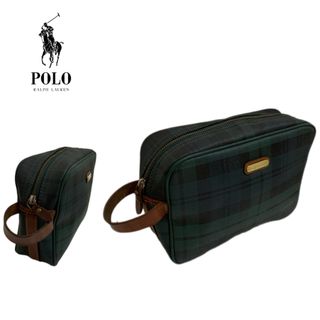 POLO RALPH LAUREN - POLO RALPH LAUREN VINTAGE チェック柄 セカンドバッグ