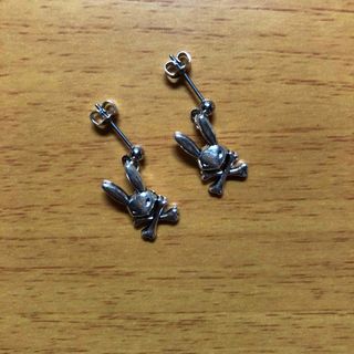 skullbunny silverearrings(ピアス(両耳用))