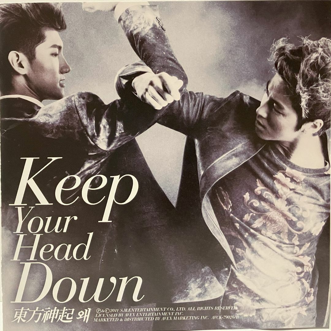 Keep Your Head Down / 東方神起  CDのみ エンタメ/ホビーのCD(ポップス/ロック(洋楽))の商品写真