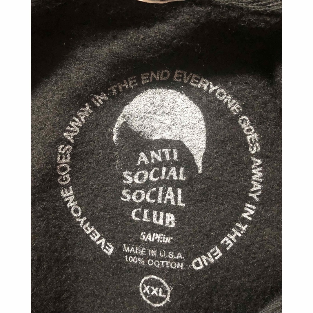 ANTI SOCIAL SOCIAL CLUB(アンチソーシャルソーシャルクラブ)のサプール　アンチソーシャルクラブ　コラボパーカー メンズのトップス(パーカー)の商品写真