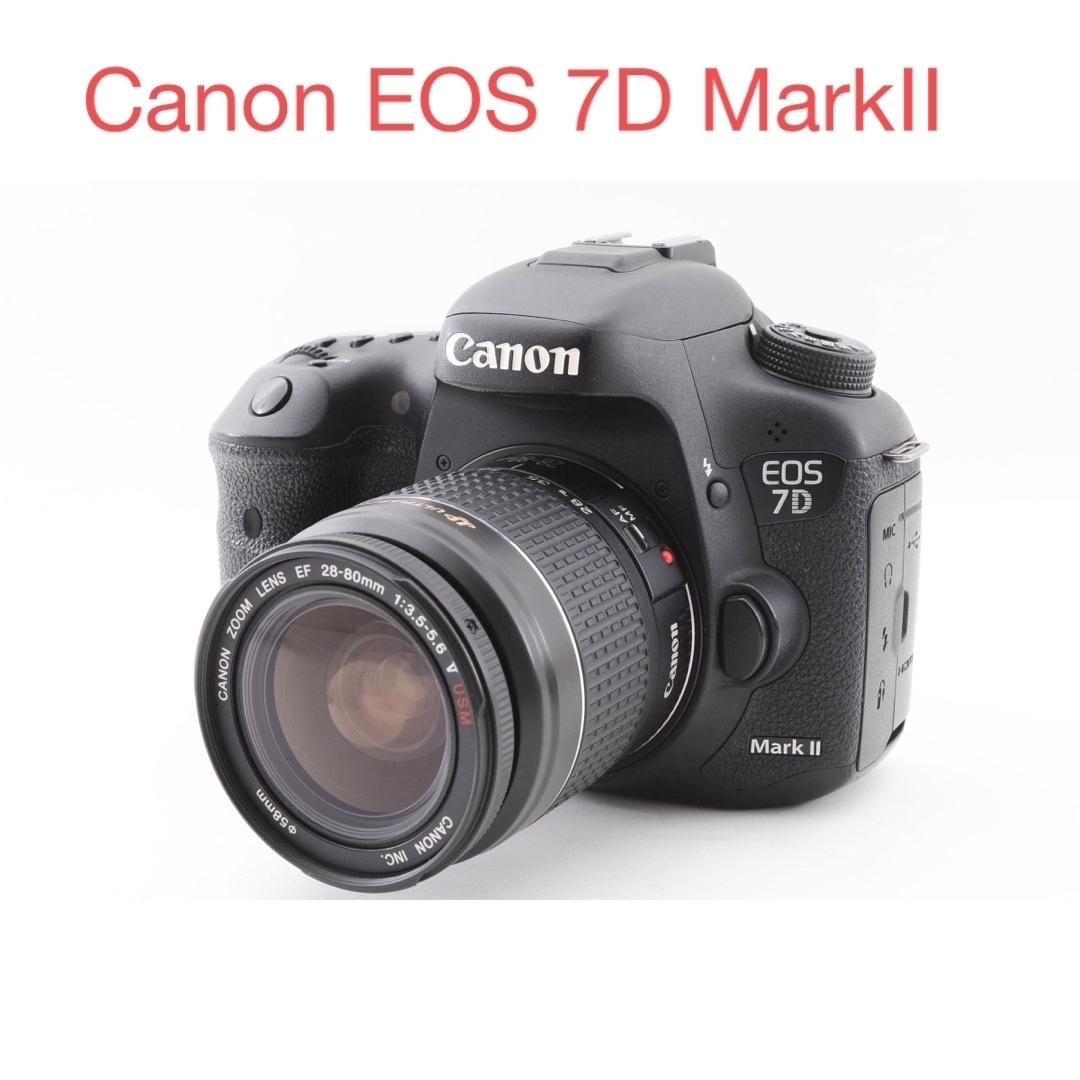 デジタル一眼Canon EOS 7D MarkⅡ レンズセットCanon EF28-80