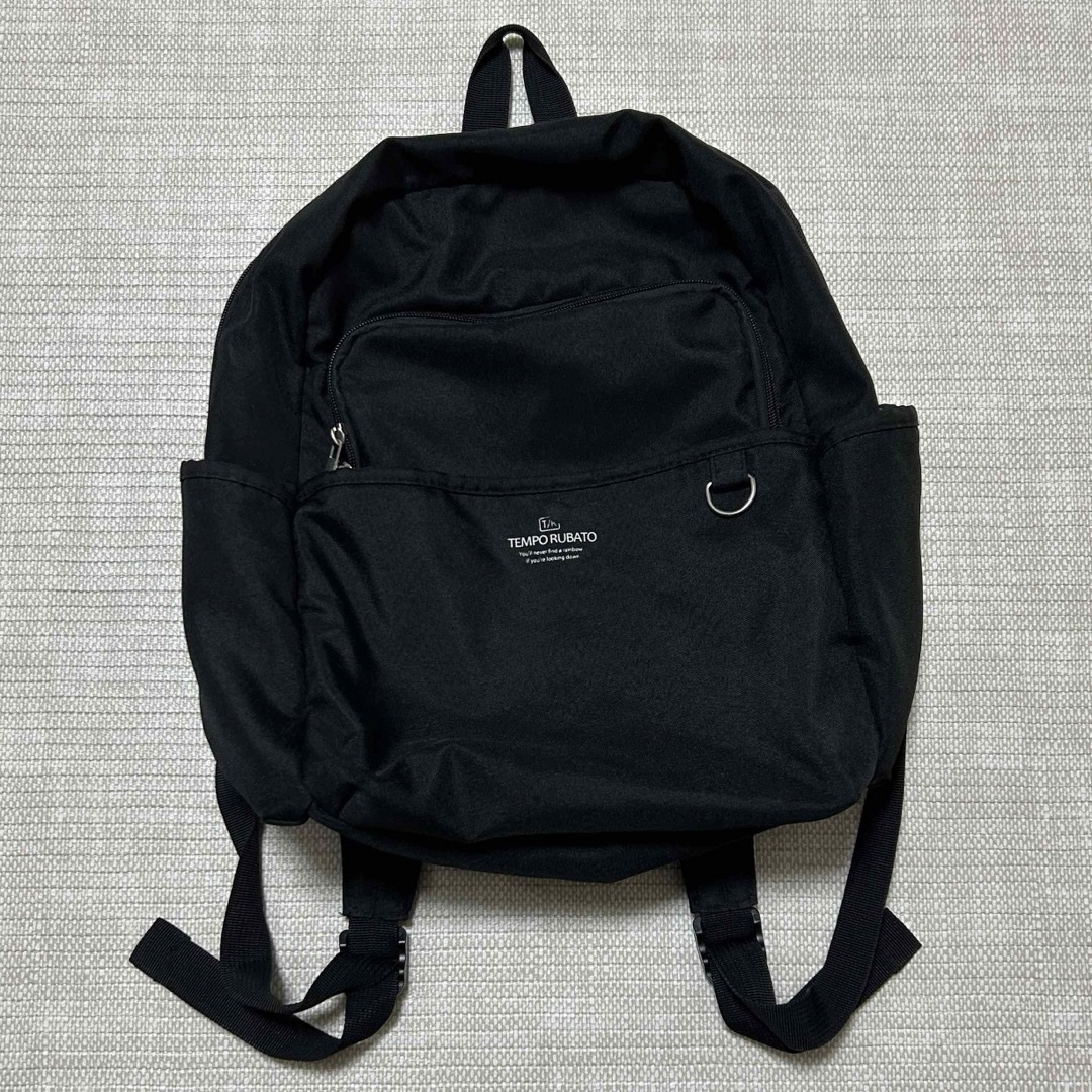 多機能ナイロンリュック 黒 レディースのバッグ(リュック/バックパック)の商品写真