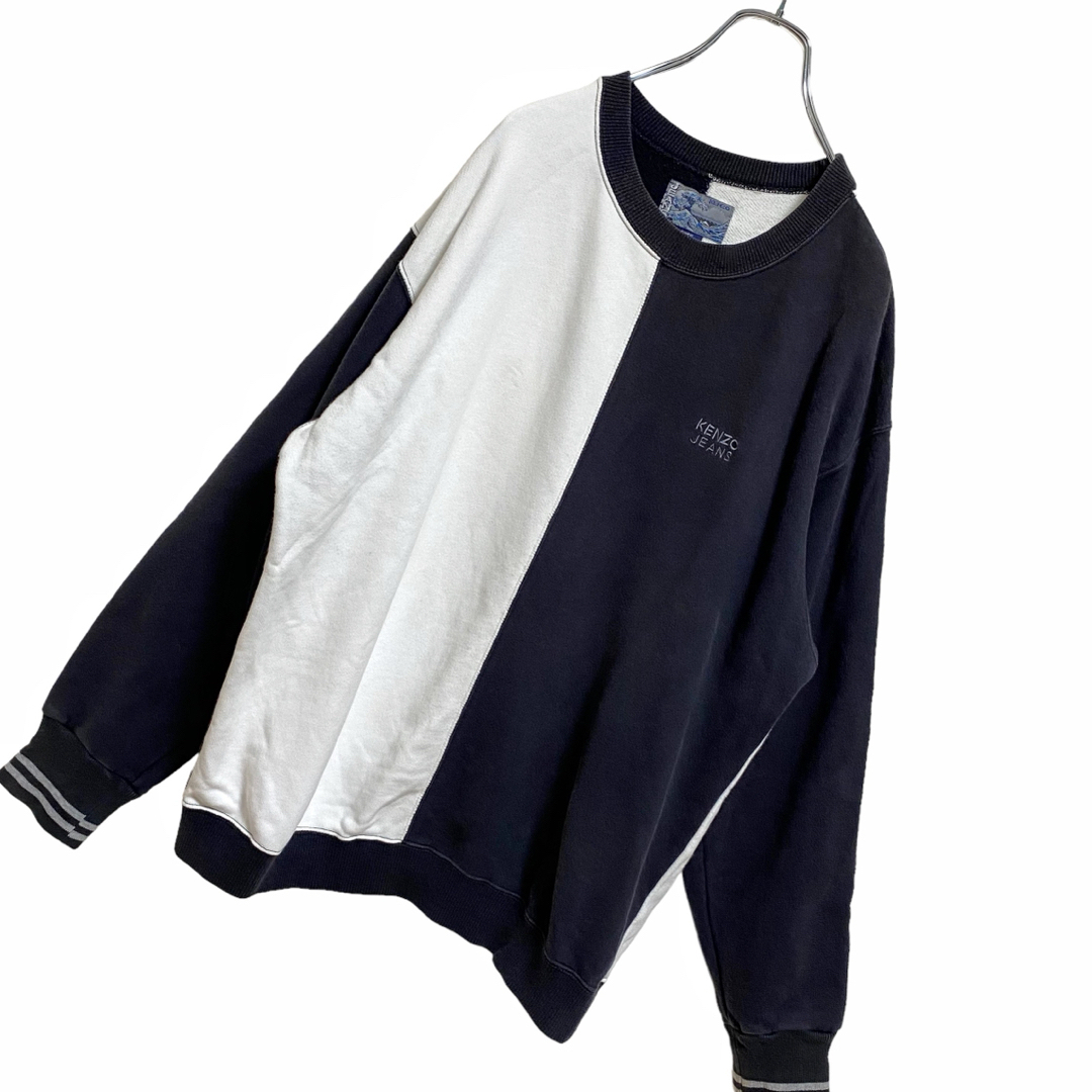 KENZO - 【90s】KENZO JEANS 刺繍 ロゴ ワッペン スウェット KENZO - 【90s】KENZO JEANS 刺繍 ロゴ ワッペン スウェット