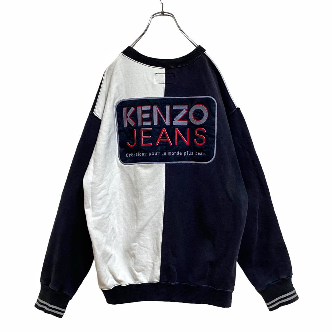 KENZO - 【90s】KENZO JEANS 刺繍 ロゴ ワッペン スウェット KENZO - 【90s】KENZO JEANS 刺繍 ロゴ ワッペン スウェット