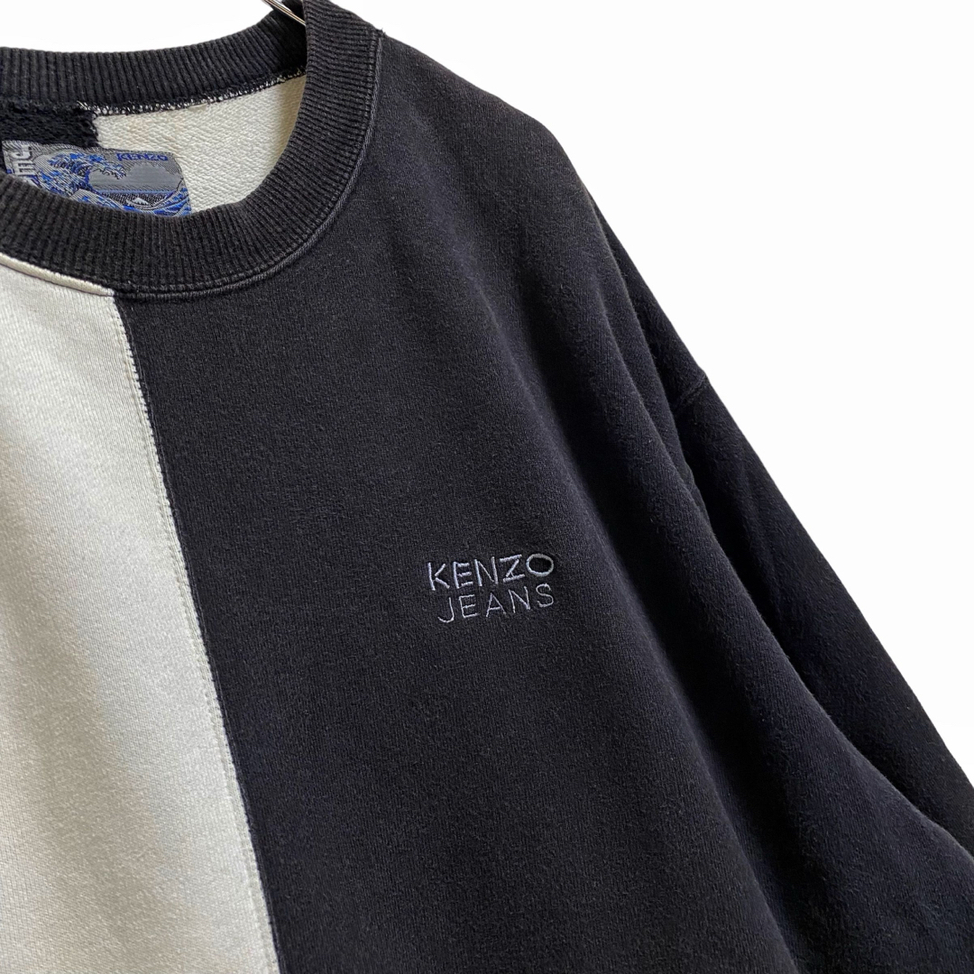 KENZO - 【90s】KENZO JEANS 刺繍 ロゴ ワッペン スウェット KENZO - 【90s】KENZO JEANS 刺繍 ロゴ ワッペン スウェット