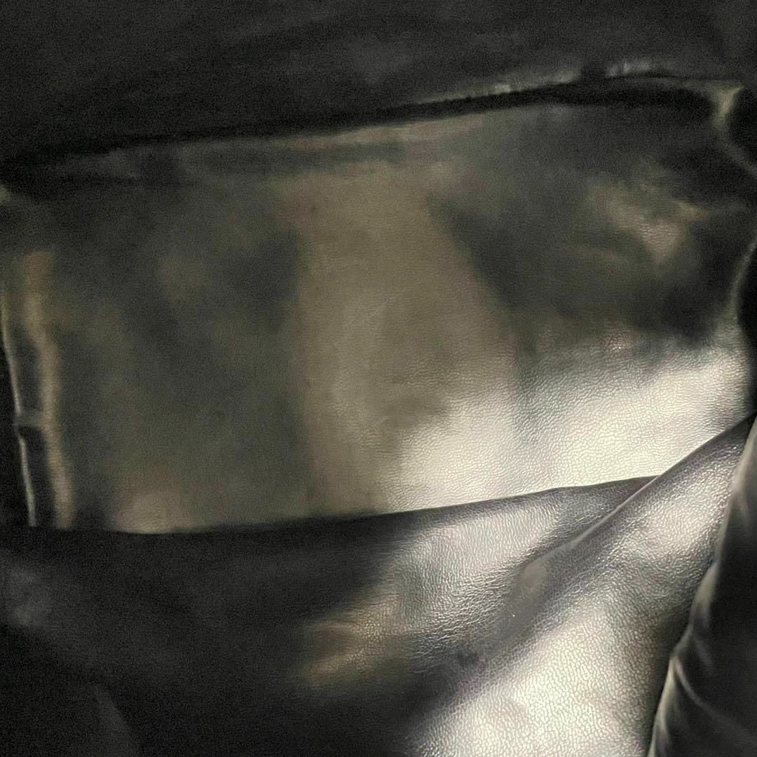 【即日匿名配送】CHANEL　マトラッセ　巾着ショルダーバッグ　ラムスキン　美品ネイビー素材