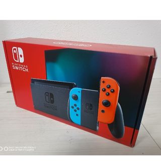 ニンテンドウ(任天堂)のNintendo Switch JOY-CON(L) ネオンブルー/(R) ネオ(家庭用ゲーム機本体)