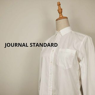 ジャーナルスタンダード(JOURNAL STANDARD)のJOURNAL STANDARD白色スリムシャツ(シャツ/ブラウス(長袖/七分))