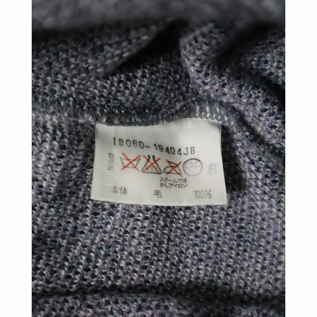 【vintage】ピーコック 孔雀 刺繍 デザイン ウール ニット セーター古着屋arie✿K261