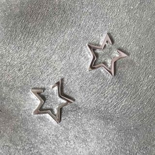 Star silver earcuff No.80