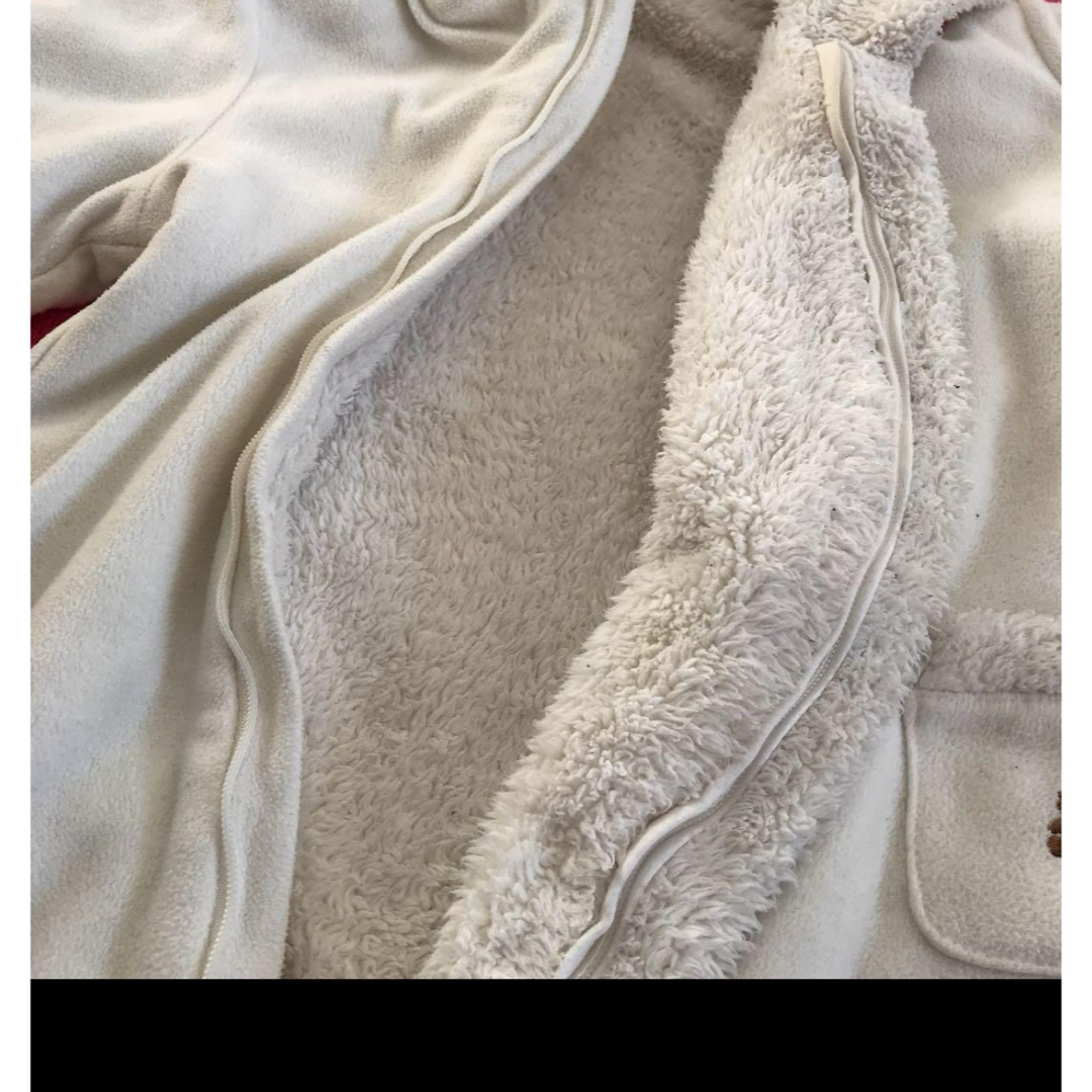 GAP(ギャップ)のGAP ロンパース　クマ　フリース カバーオール ベビー 80㎝ 冬服 防寒具 キッズ/ベビー/マタニティのベビー服(~85cm)(カバーオール)の商品写真