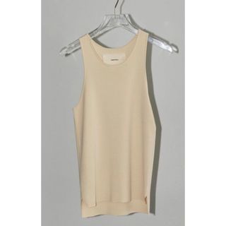 トゥデイフル(TODAYFUL)の【新品 タグ付】Highgauge Knit Tanktop ecru(タンクトップ)