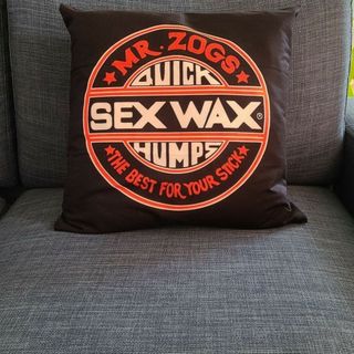 2枚セットWow! SEXWAXのクッション?　 カッコ良すぎィ～！ クッション(サーフィン)