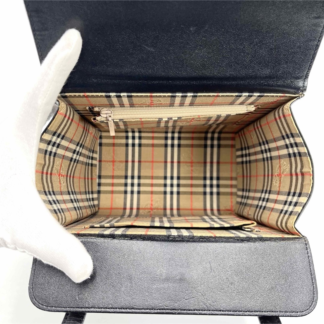 BURBERRY - バーバリーズ スクエア ボックス型 カーフレザー BURBERRY - バーバリーズ スクエア ボックス型 カーフレザー