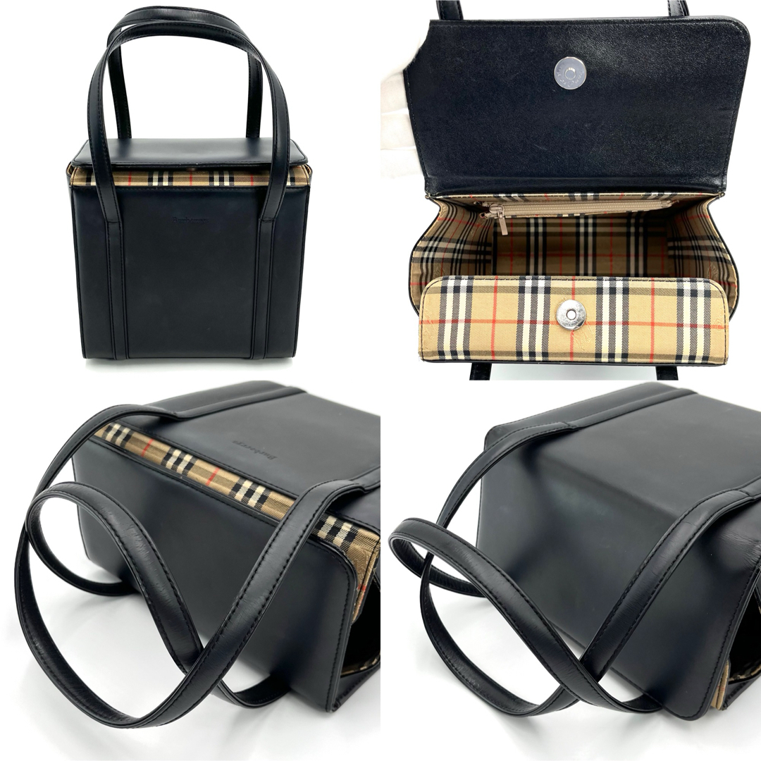 BURBERRY - バーバリーズ スクエア ボックス型 カーフレザー BURBERRY - バーバリーズ スクエア ボックス型 カーフレザー