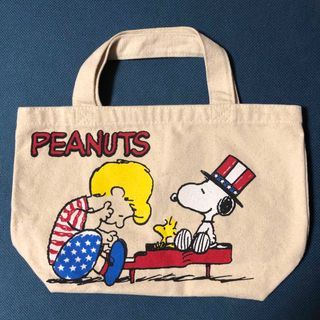 ピーナッツ(PEANUTS)のSNOOPY PEANUTSミニトート【未使用】スヌーピーランチバッグ(キャラクターグッズ)