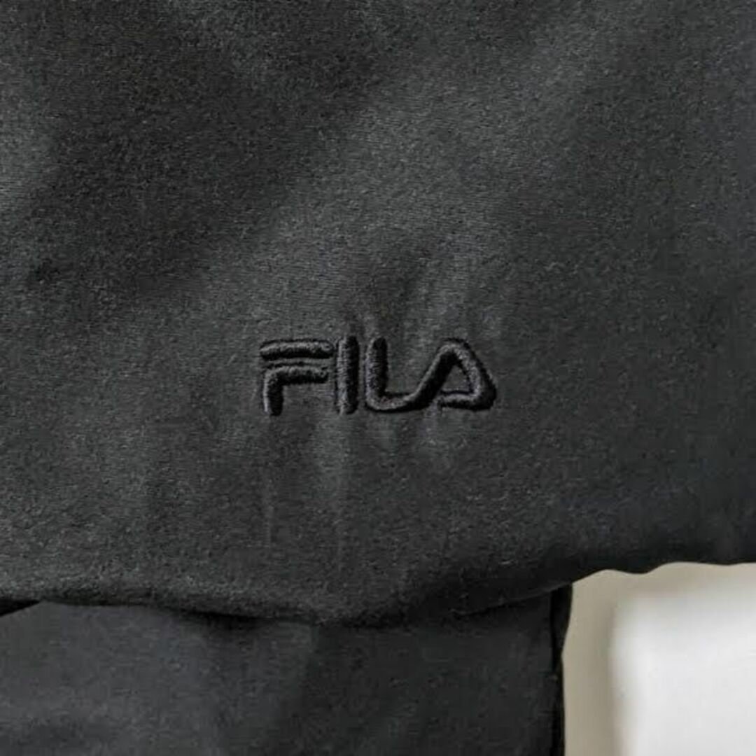 FILA(フィラ)のレディース 美品 ダウン ジャケット フィラ 黒 お洒落 FILA レディースのジャケット/アウター(ダウンコート)の商品写真