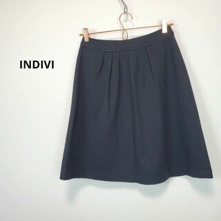 INDIVI - INDIVI フォーマル 膝丈スカート 黒色 38size