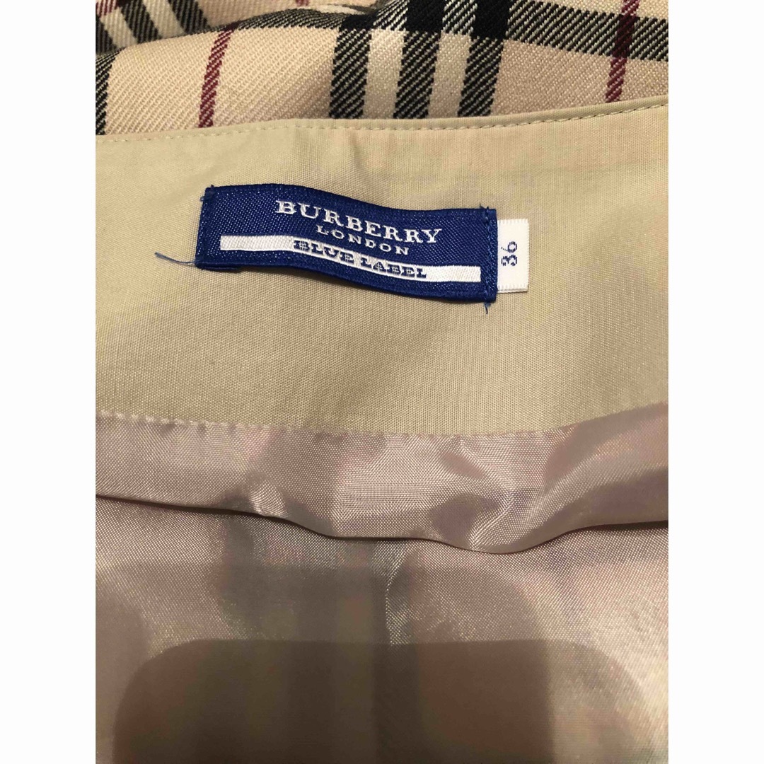 BURBERRY BLUE LABEL(バーバリーブルーレーベル)のバーバリーブルーレーベル　スカート　ノバチェック♡ レディースのスカート(ひざ丈スカート)の商品写真