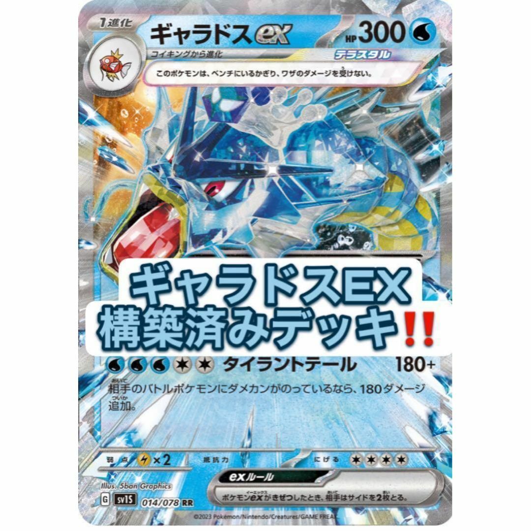 ポケモンカード　ギャラドスex 構築済みデッキ　ポケカ　初心者 エンタメ/ホビーのトレーディングカード(Box/デッキ/パック)の商品写真