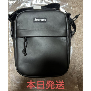 シュプリーム(Supreme)のSupreme Leather Shoulder Bag "Black(ショルダーバッグ)