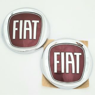 FIAT500【純正】フロント・リア エンブレムセット 新品 フィアット(車種別パーツ)