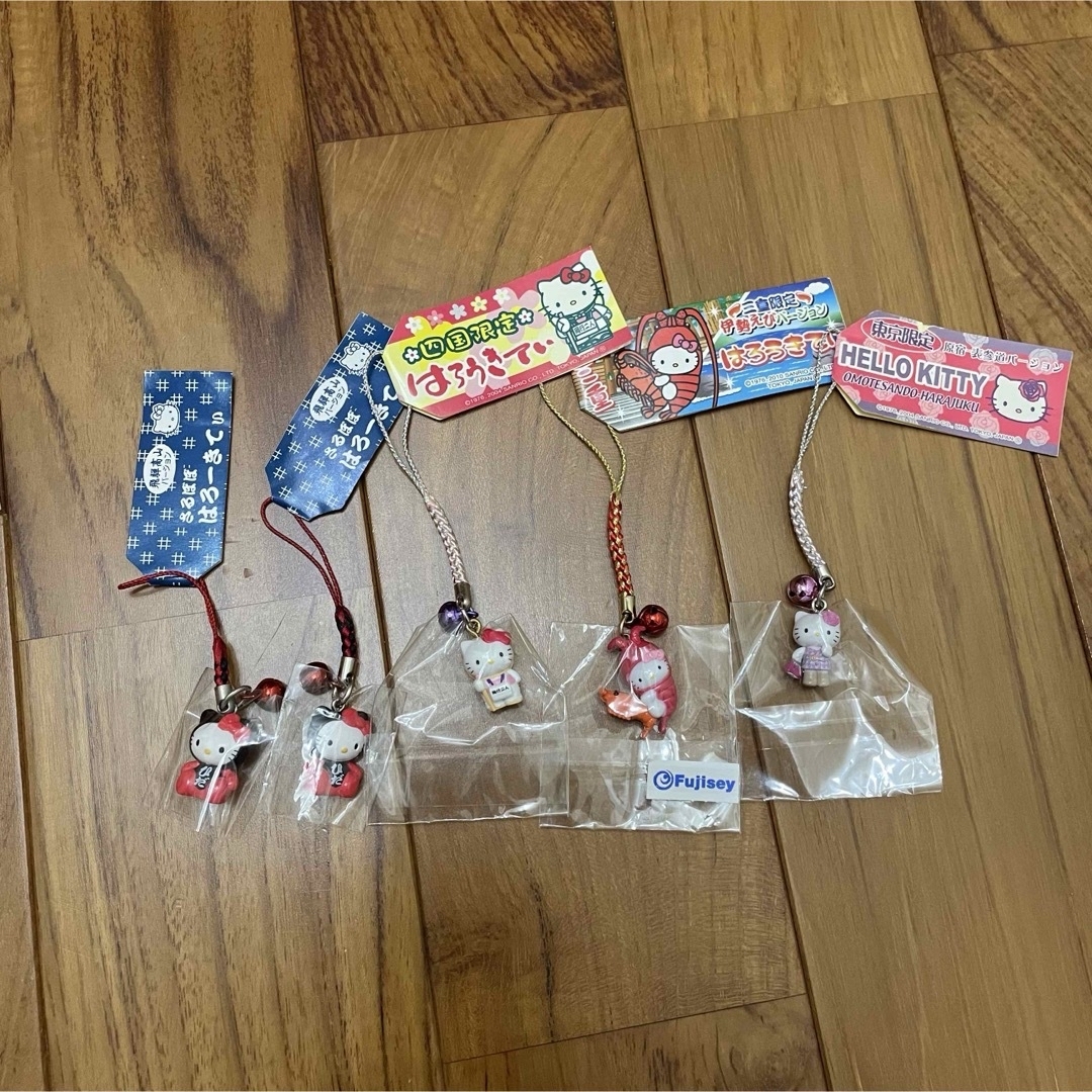 ご当地キティ キティちゃん ストラップ 根付け レア ご当地キティ キティちゃん ストラップ 根付け レア
