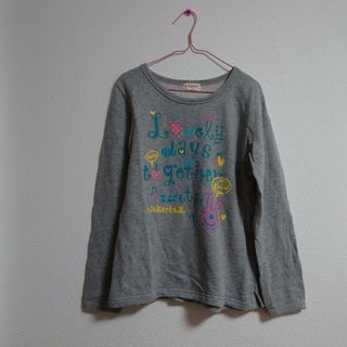 ティンカーベル(TINKERBELL)のTinkerBell グレーのトレーナー スウェット 140cm(Tシャツ/カットソー)