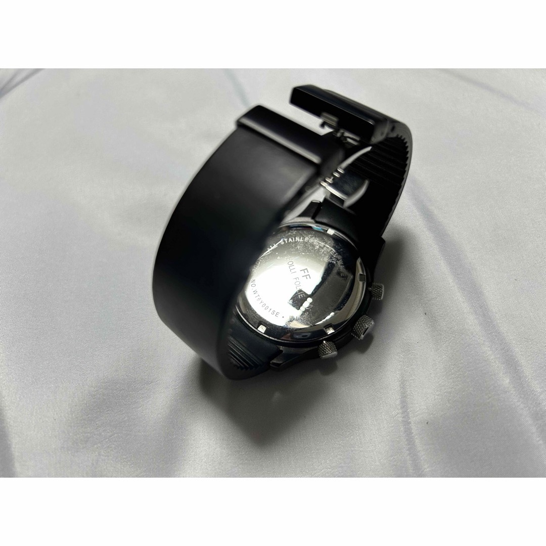 Folli Follie(フォリフォリ)のFOLLI FOLLIE フォリフォリ ブラック クロノクォーツ メンズの時計(腕時計(アナログ))の商品写真