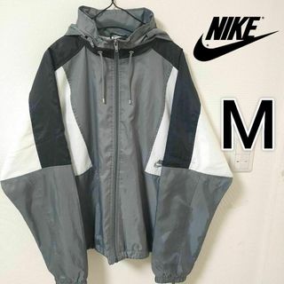 ナイキ(NIKE)のナイキ グレー NSW ナイロンジャケット ウーブン トラックトジャケット M(ナイロンジャケット)