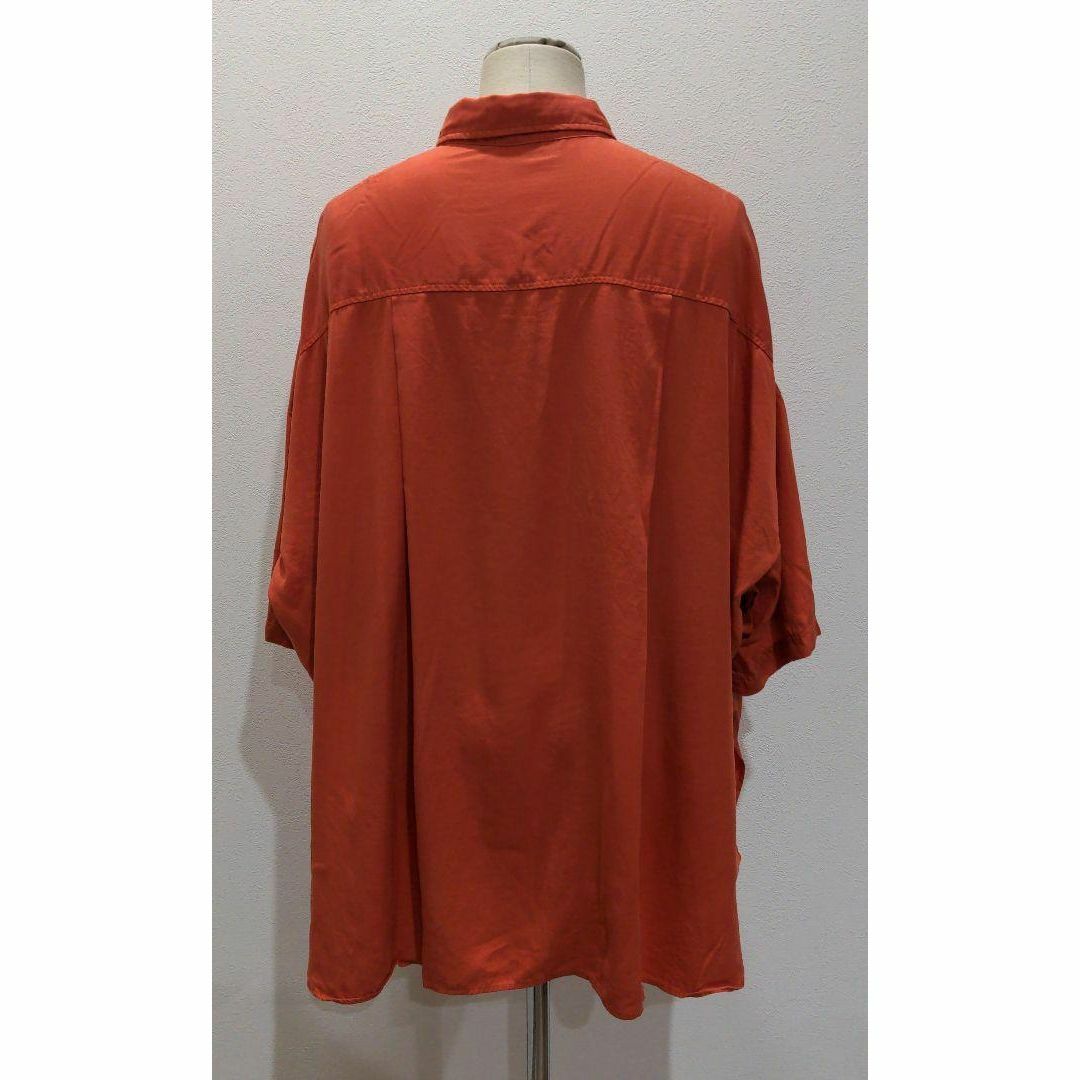 JEANASIS(ジーナシス)のJEANASIS ジーナシス ビッグシルエット シャツ オレンジ レディース F レディースのトップス(Tシャツ(長袖/七分))の商品写真