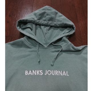 バンクスジャーナル(BANKS JOURNAL)のBANKS DEUS TES パーカー　L　刺繍(パーカー)