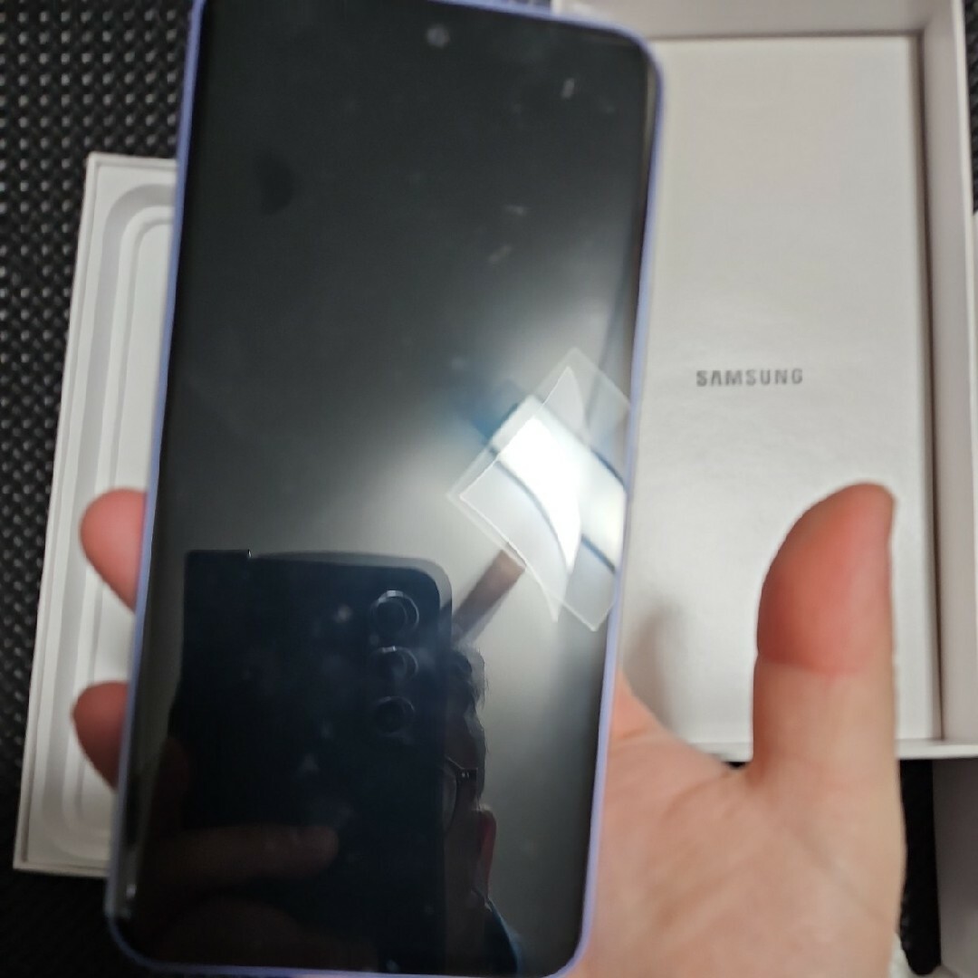 Galaxy(ギャラクシー)のSAMSUNG Galaxy A54 5G SCG21 オーサム バイオレット スマホ/家電/カメラのスマートフォン/携帯電話(スマートフォン本体)の商品写真