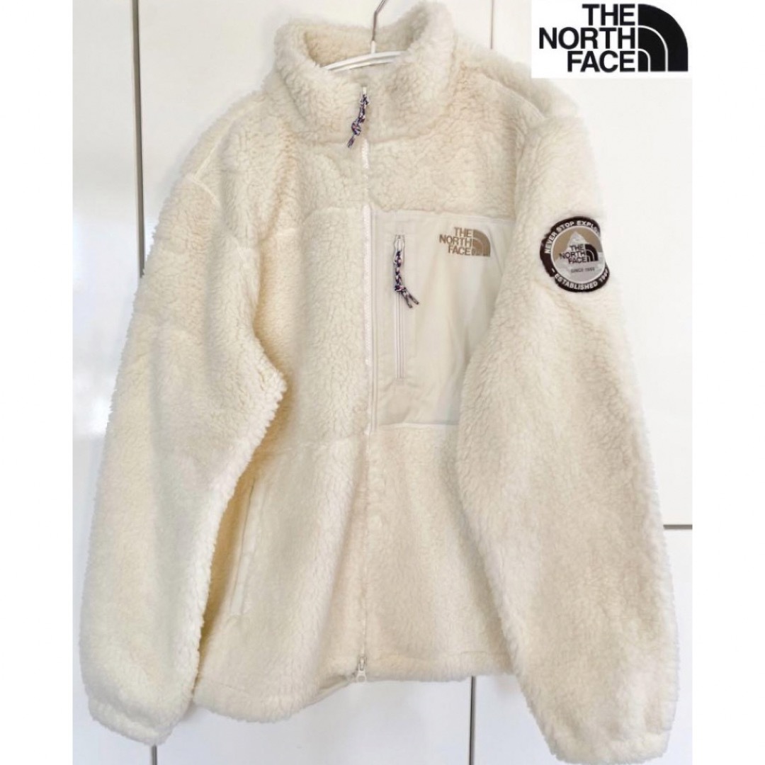 THE NORTH FACE(ザノースフェイス)の韓国限定！ボアジャケットPLAY GREEN FLEECE JACKETホワイト レディースのジャケット/アウター(ブルゾン)の商品写真