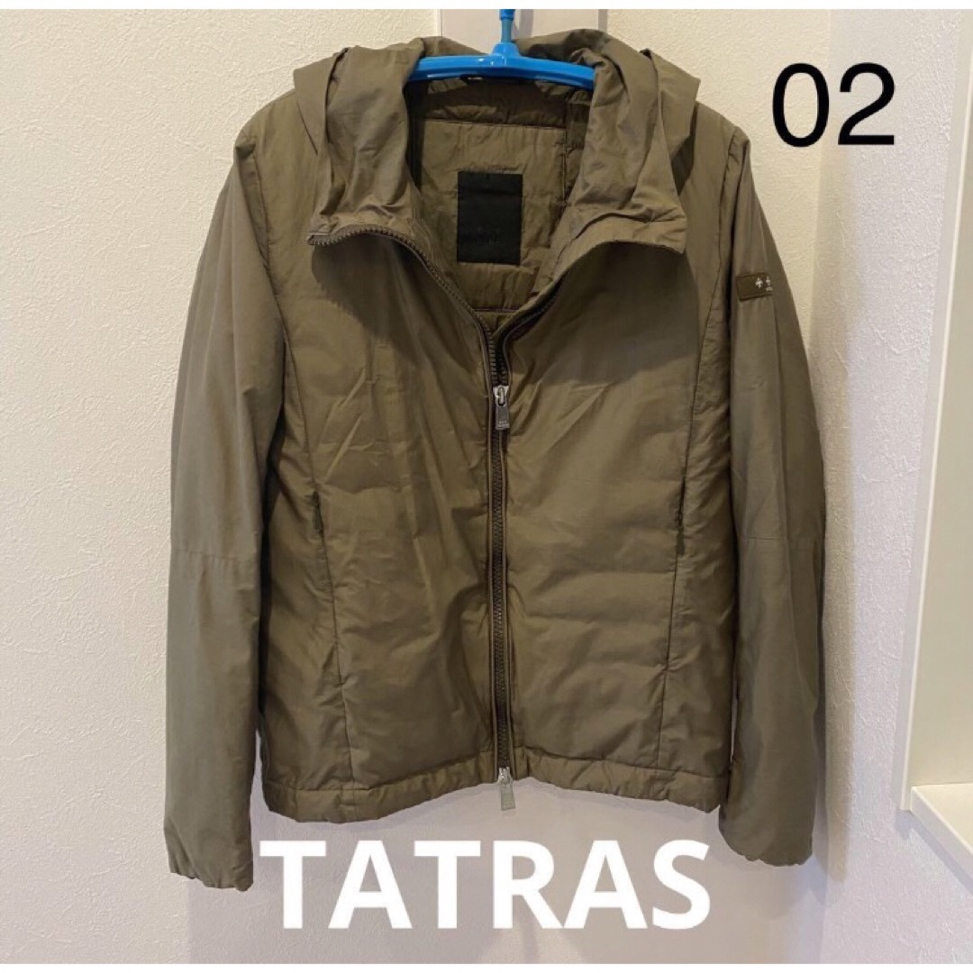 大人の上質 【TATRAS】タトラス ジャケット 薄手 緑 カーキ メンズ 02