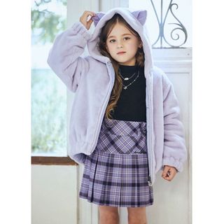 アナスイミニ(ANNA SUI mini)のANNA SUI mini 【あったか裏微起毛】プリーツスカパン 150cm(パンツ/スパッツ)