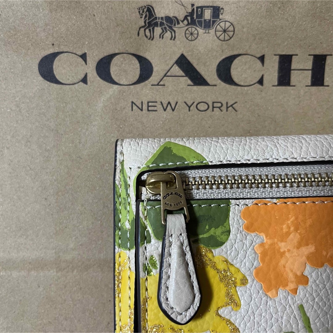 美品の通販 コーチ coach ウィン スモール ウォレット・フローラル