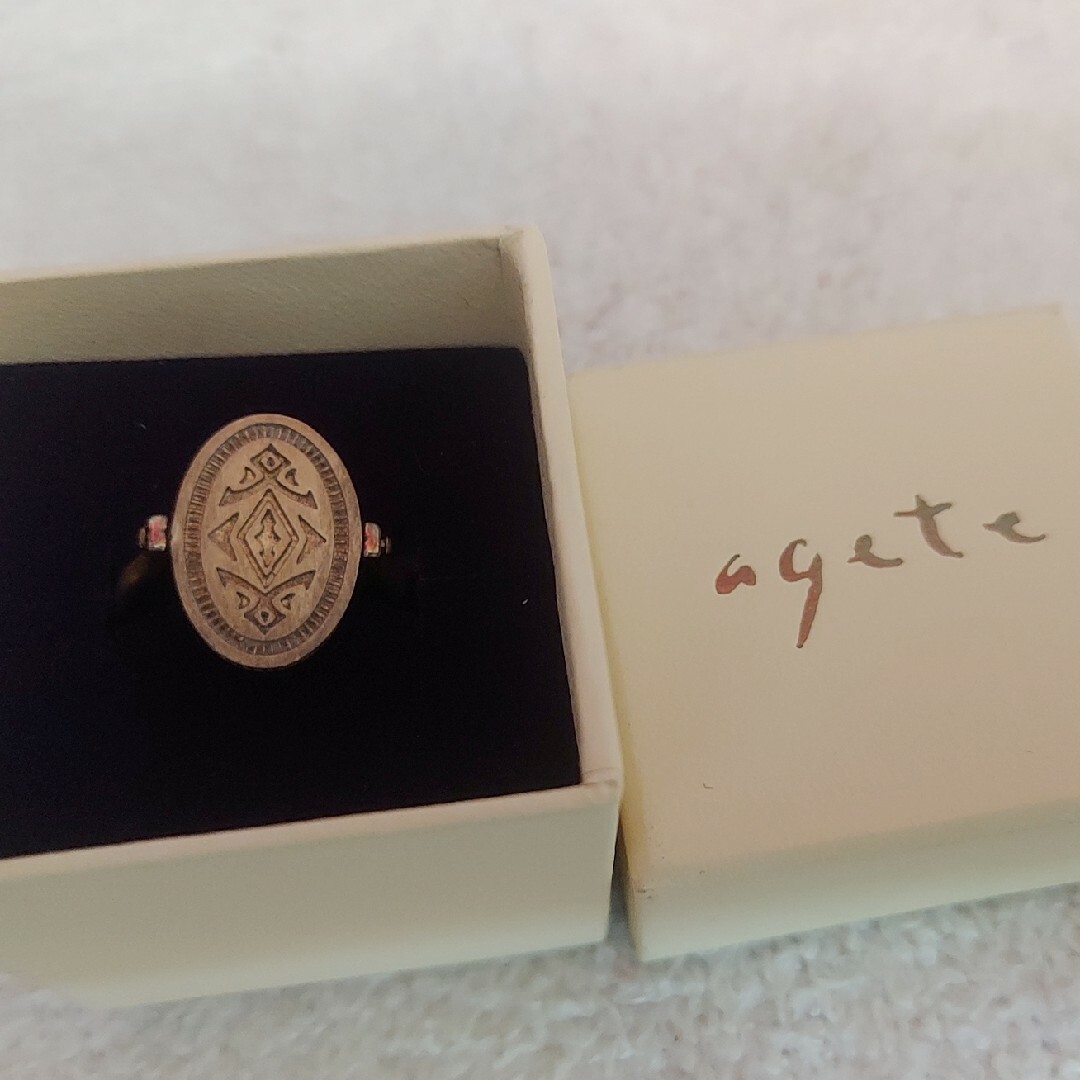 agete(アガット)のagete リバーシブル　リング　シルバー レディースのアクセサリー(リング(指輪))の商品写真