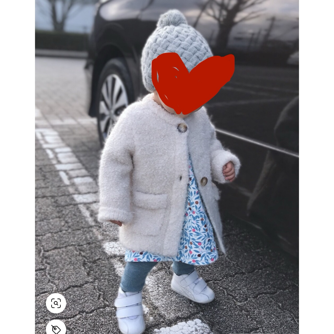 ZARA KIDS(ザラキッズ)のZARA ウールコート98cm キッズ/ベビー/マタニティのキッズ服女の子用(90cm~)(コート)の商品写真