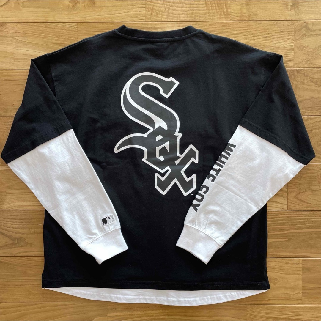 MLB(メジャーリーグベースボール)の【LL】MLB公式 ホワイトソックス ビッグシルエット長袖Tシャツ●綿100% メンズのトップス(Tシャツ/カットソー(七分/長袖))の商品写真