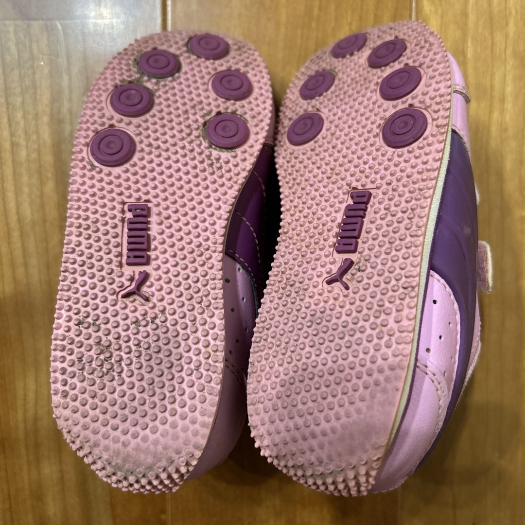 PUMA(プーマ)の赤ちゃん　ベビー　美品　プーマ　PUMA スニーカー　運動靴　ピンク　15.0 キッズ/ベビー/マタニティのベビー靴/シューズ(~14cm)(スニーカー)の商品写真